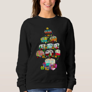 Camping Vehicle Christmas Ugly Sweater Xmas Tree 1