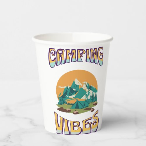 Camping Vibes Paper cup