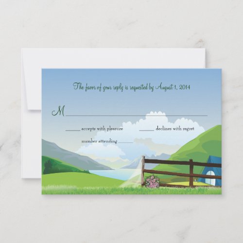 Camping Wedding RSVP