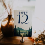 Camping Wedding Table Cards<br><div class="desc">Who doesn't have fond memories of the warm days and nights spent among pine trees, and around the campfire? Campgrounds hearken to a simpler time, making us sentimental in the process. With delicious hot cocoa, cozy woven blankets and whimsical tents, what’s not to love? Add your custom wording to this...</div>