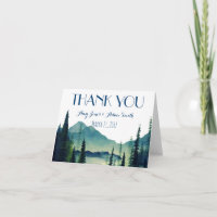 Camping Wedding - Thankyou Note