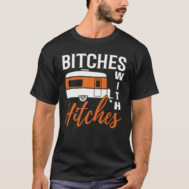 Camping With Hitches family T-Shirt (Front)