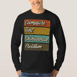 Camping With My Chihuahua Dog T-Shirt