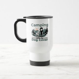 Camping with My Dog Coffee Mug