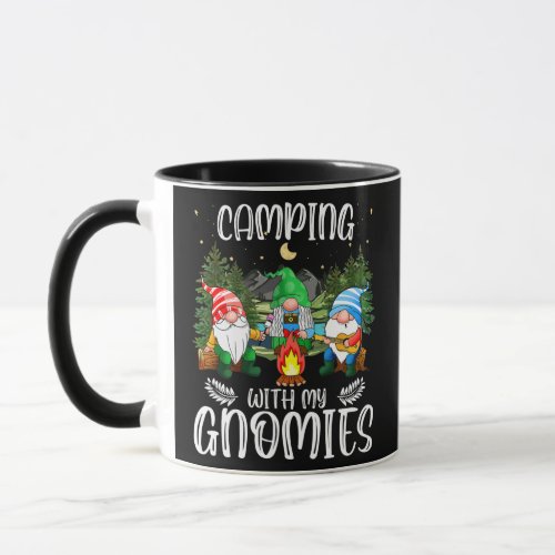 Camping With My Gnomies Funny Gnome Women Men  Mug