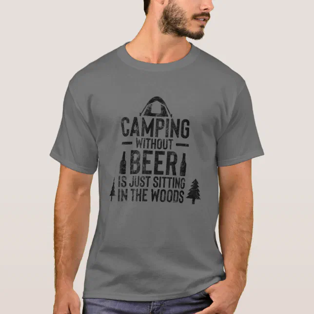 thumbnail image 2 of Camping Without Beer Is Just Sitting In The Woods Digital Art By Grover 2 of 12