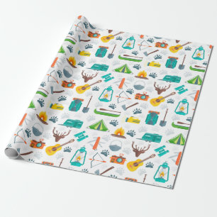 Camping Wrapping Paper