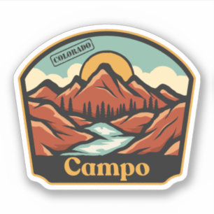 Campo, Colorado Sticker