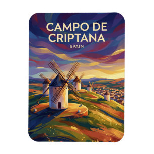 Campo de Criptana Windmills Spain Magnet