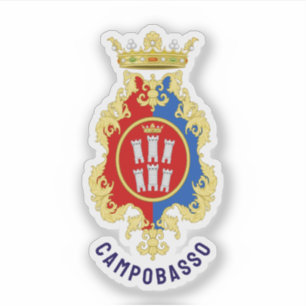 Campobasso coat of arms, Italy Sticker