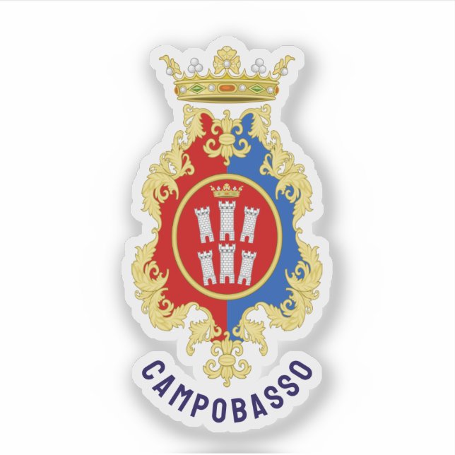Campobasso coat of arms, Italy Sticker (Front)