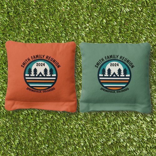 Campout and Family Vacation custom Cornhole Bags