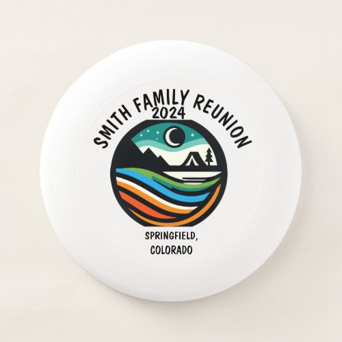 Campout Family Vacation Custom  Wham_O Frisbee