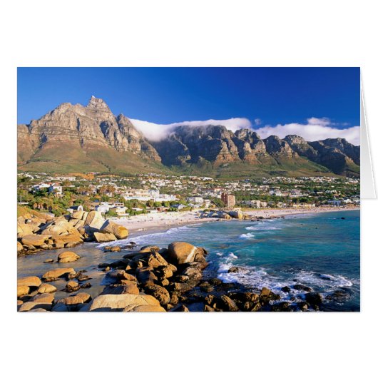 Camps Bay Beach And The Twelve Apostles Range Cards (Front Horizontal)