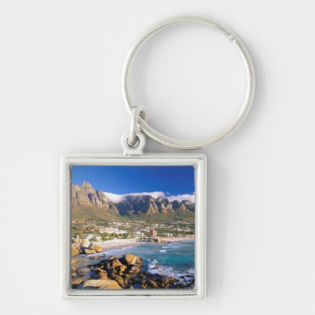 Camps Bay Beach And The Twelve Apostles Range Keychain (Front)