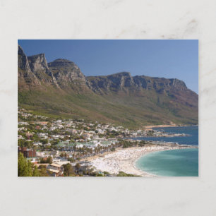 Camps Bay Beach And Twelve Apostles Postcard