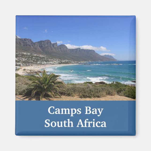 Camps Bay Beach, South Africa Magnet (Front)