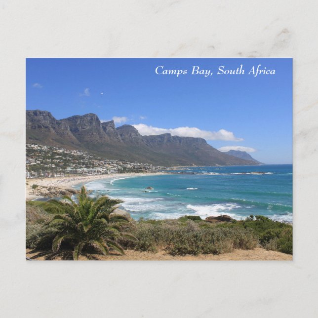 Camps Bay Beach, South Africa Postcard (Front)