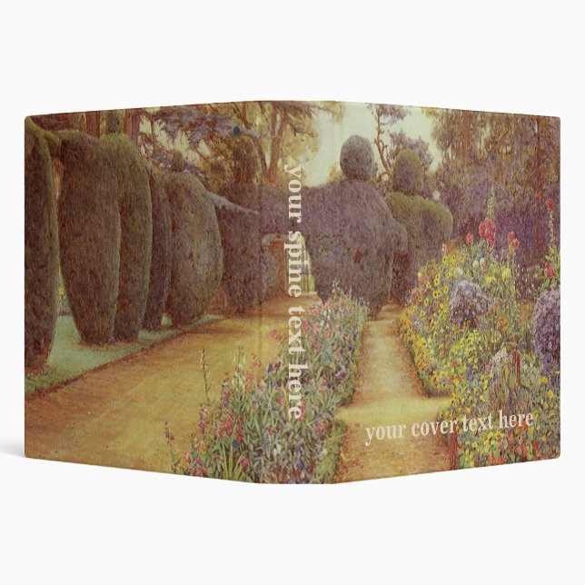 Campsea Ashe, Suffolk by Ernest Arthur Rowe 3 Ring Binder (Background)