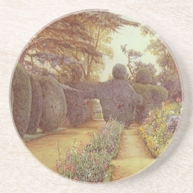 Campsea Ashe, Suffolk by Ernest Arthur Rowe Drink Coaster (Front)