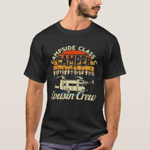 Campside Class C Camper Cousin Crew RV Camping Kid T-Shirt