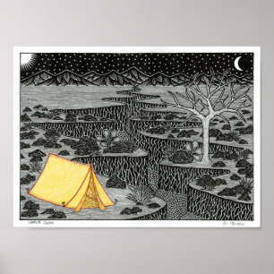 Campsite Canyon Poster