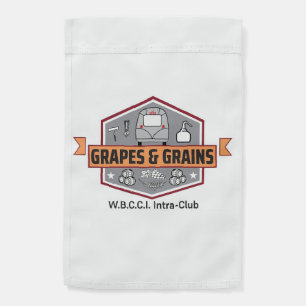 Campsite Garden Flag with Logo