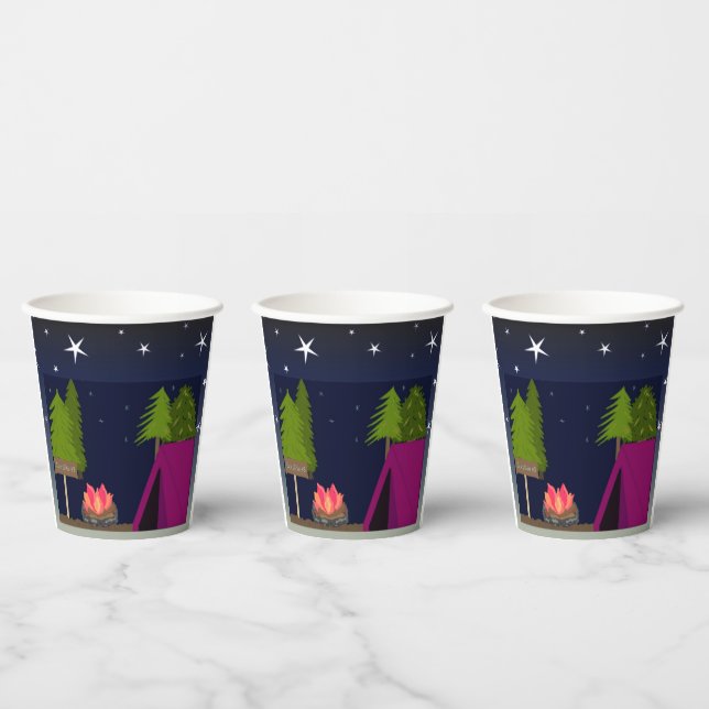Campsite Paper Cups (Multi)