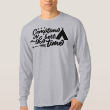 Camptime Is the Best Time | Camping Quote Typograp