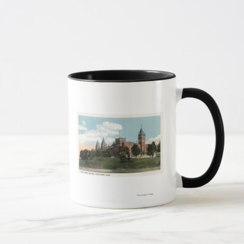 Campus View of Holy Cross College Mug