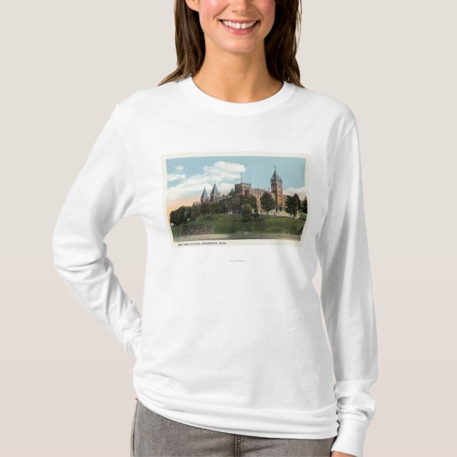 Campus View of Holy Cross College T-Shirt (Front)