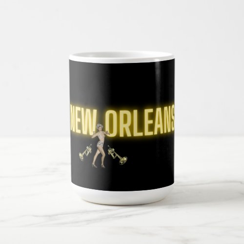 Campy Neon New Orleans  Vintage Beauty  Coffee Mug