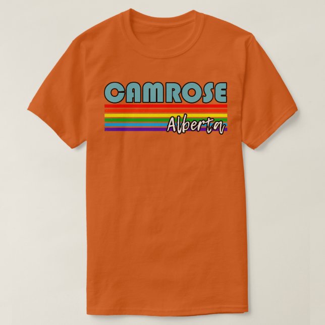 Camrose Alberta Pride  Camrose LGBT Gift LGBTQ Sup T-Shirt (Design Front)
