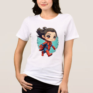 Camster-Stamped T-Shirt - Wearing a Touque Ado Tri-Blend Shirt