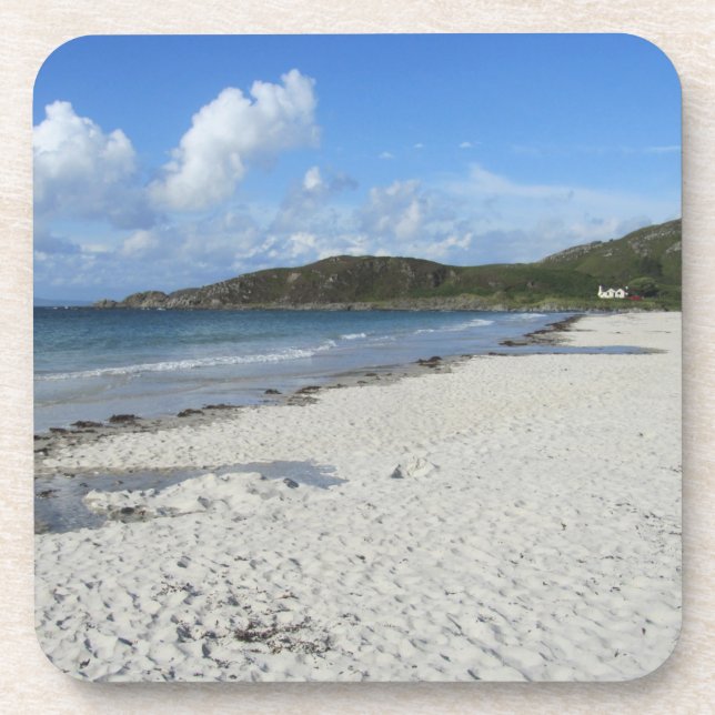 Camusdarach Beach, Arisaig, Scotland Beverage Coaster (Front)