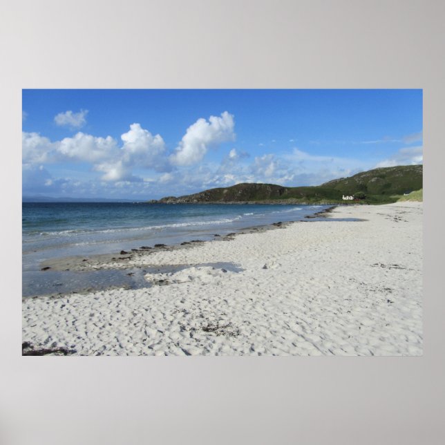 Camusdarach Beach, Arisaig, Scotland Poster (Front)