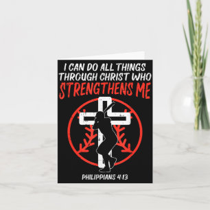 Can All Things Baseball Religious Scripture Design Card