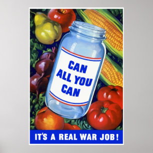Can All You Can -- Border Poster