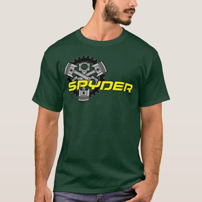 Can Am Spyder Three Piston T-Shirt (Front)