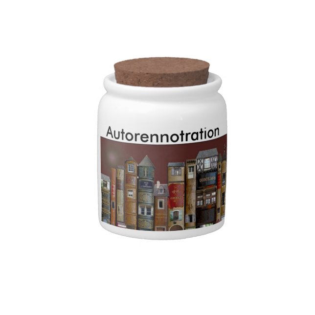 can "author notation" candy jar (Front)