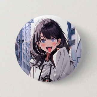 Can Badge Akkanbe JK|Badge Sushi Musume Generative Button