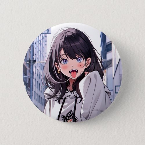 Can Badge Akkanbe JKBadge Sushi Musume Generative Button