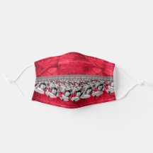 Can Can Dancers and Map of Paris in Red