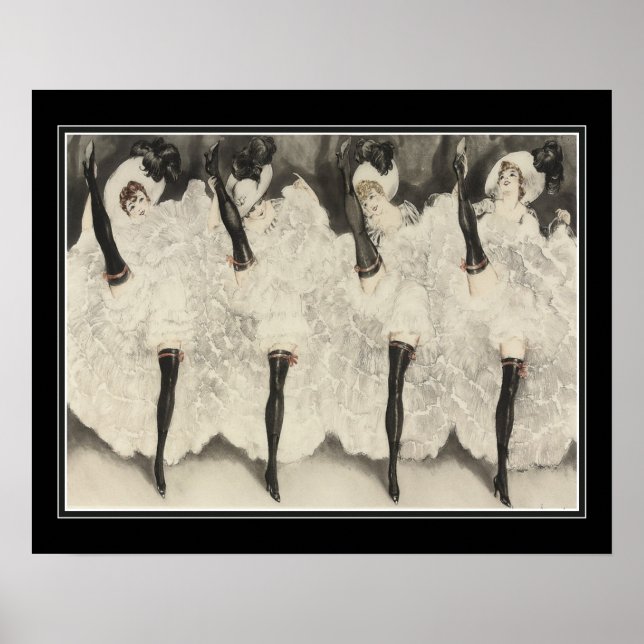 "Can-Can" Louis Icart Poster (Front)