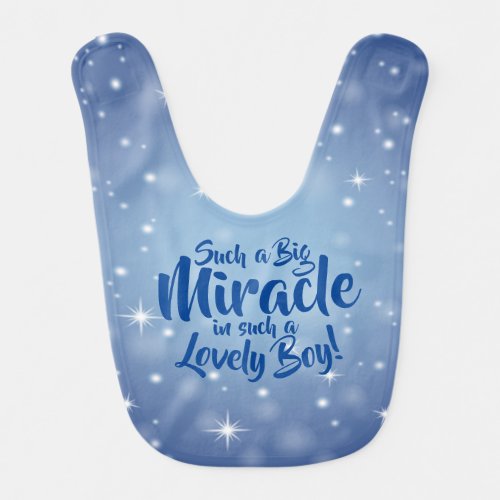 Can Change Text Such a Big Miracle in Lovely Boy Baby Bib
