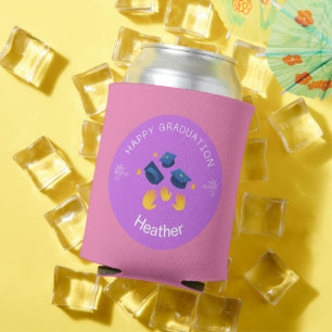 Can Cool - Happy Graduation Personalize - Add name Can Cooler