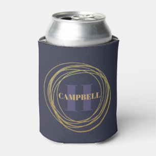 Can Cooler - Golden Circles