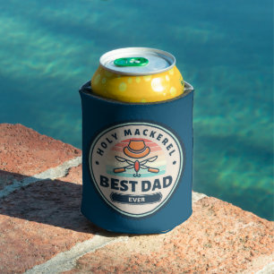 Can Cooler - Holy Mackerel! Best Dad Ever