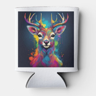 Can Cooler - The Colorful Deer Artwork