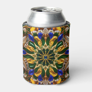 Can Cooler with Brazil Colors design